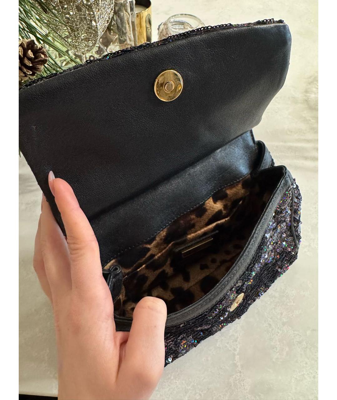 DOLCE&GABBANA Мульти тканевая сумка с короткими ручками, фото 2