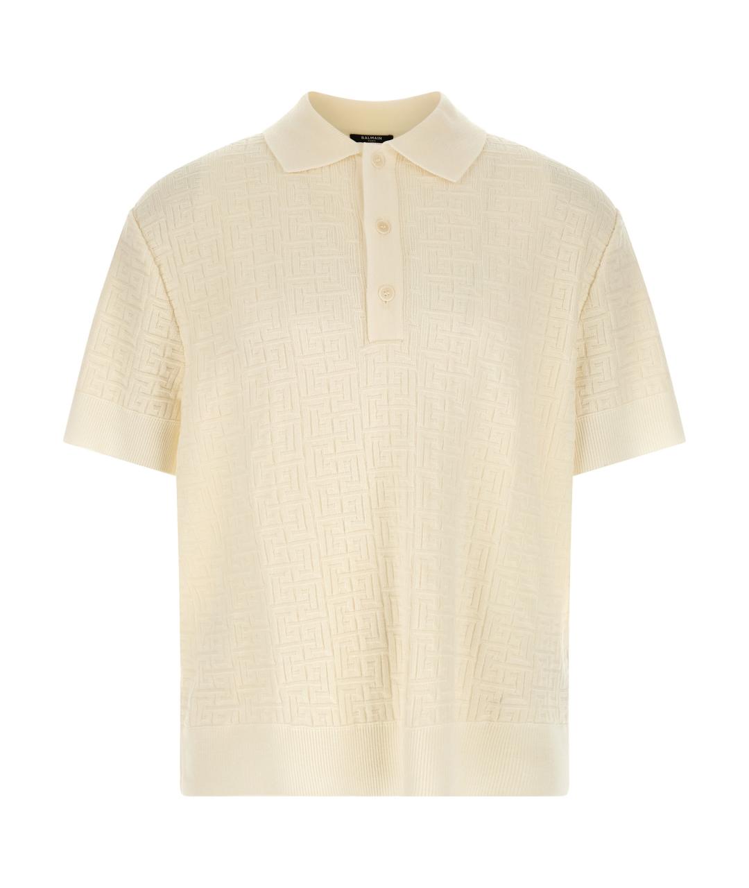 BALMAIN Белый шерстяной джемпер / свитер, фото 1
