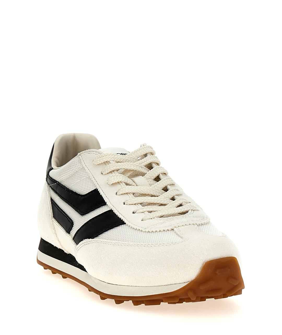 TOM FORD Белые текстильные низкие кроссовки / кеды, фото 2