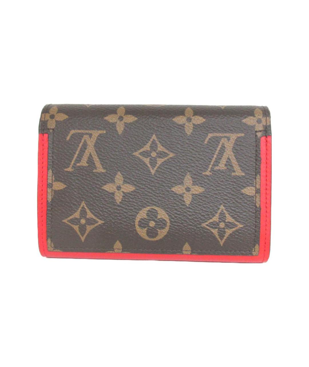 LOUIS VUITTON Коричневый кошелек, фото 3