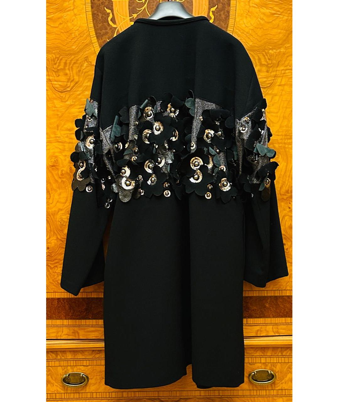 DOLCE&GABBANA Черное пальто, фото 2