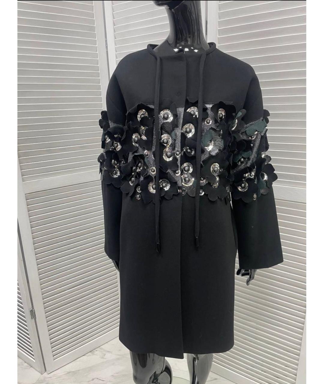 DOLCE&GABBANA Черное пальто, фото 8