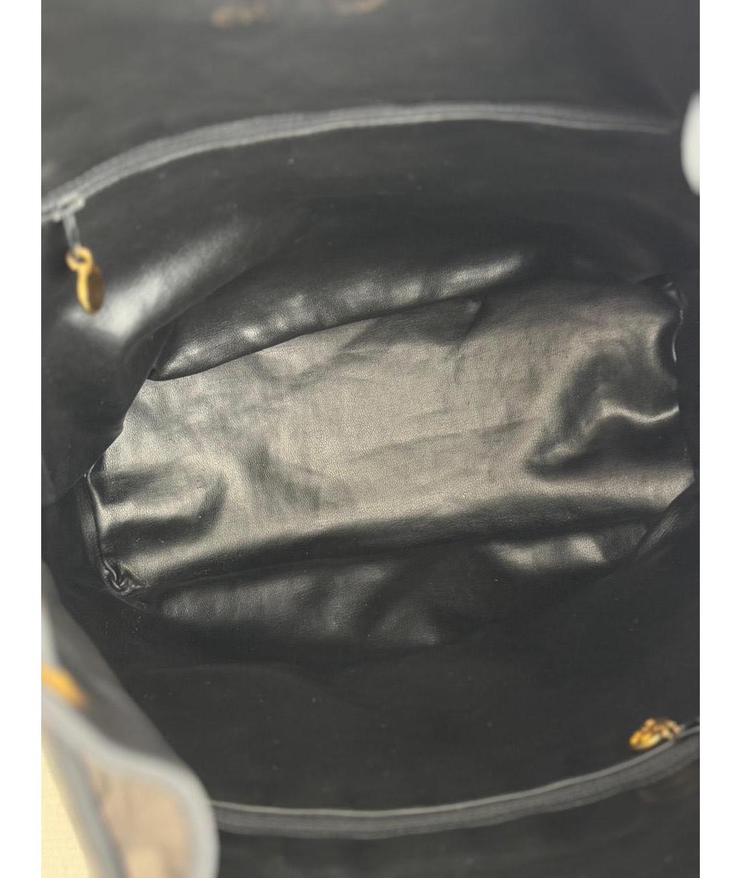 CHANEL Черный кожаный рюкзак, фото 4