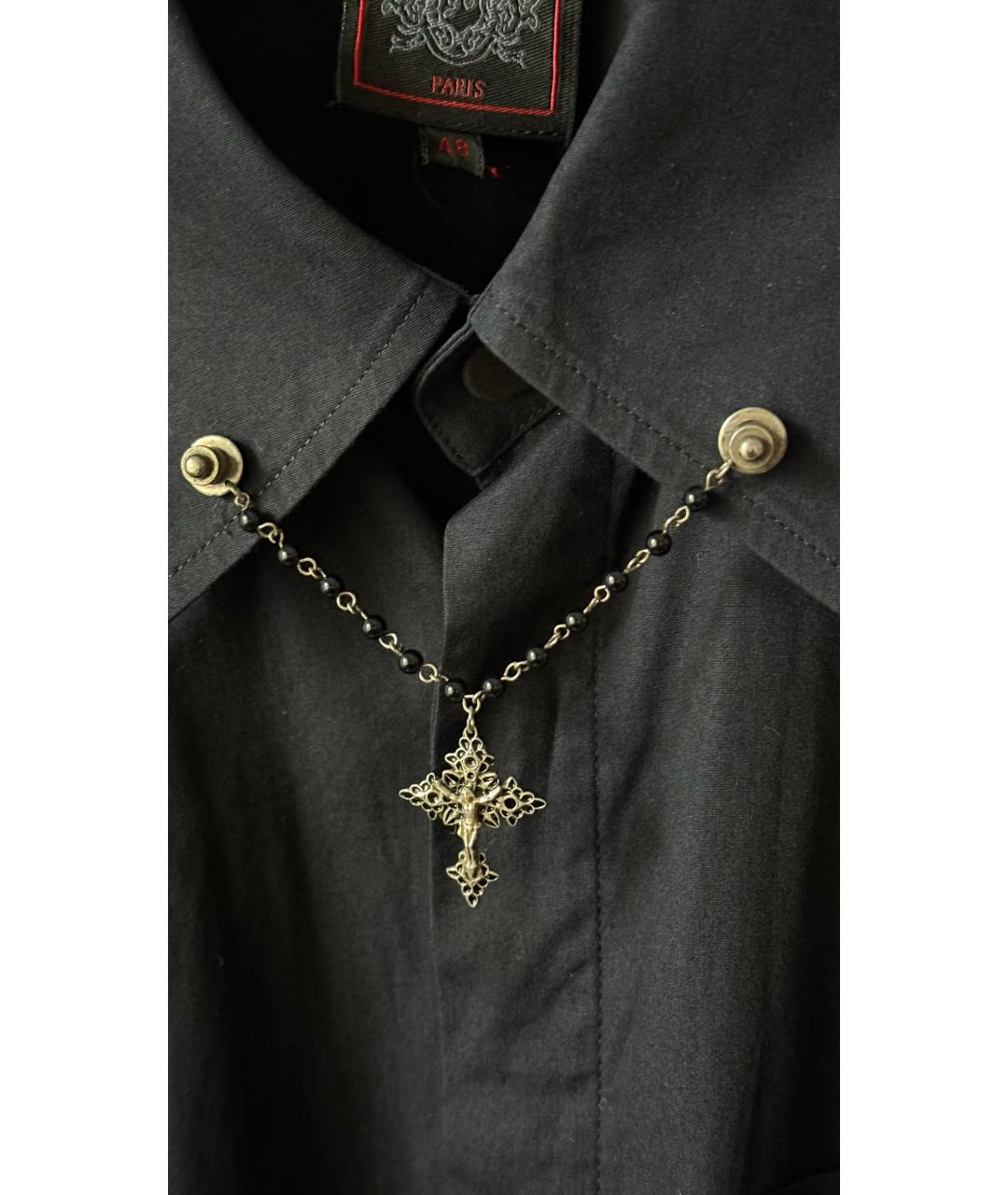 JEAN PAUL GAULTIER Черная хлопковая рубашка, фото 3