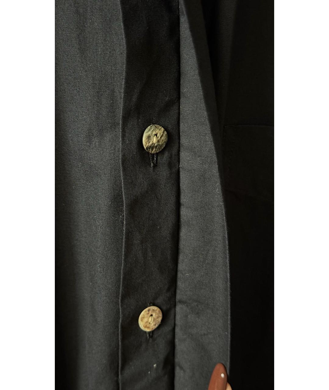 JEAN PAUL GAULTIER Черная хлопковая рубашка, фото 5