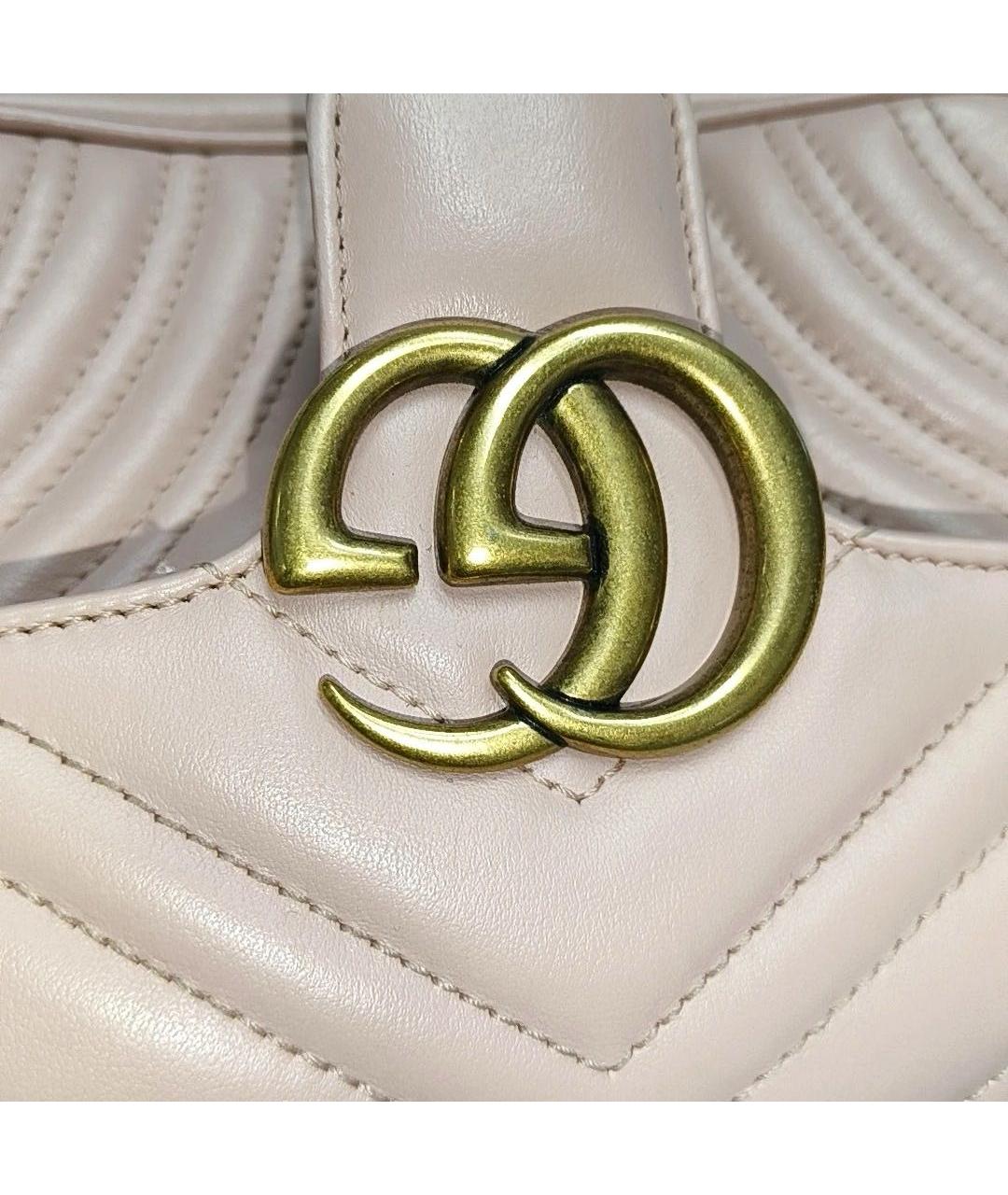 GUCCI Розовая кожаная сумка через плечо, фото 7