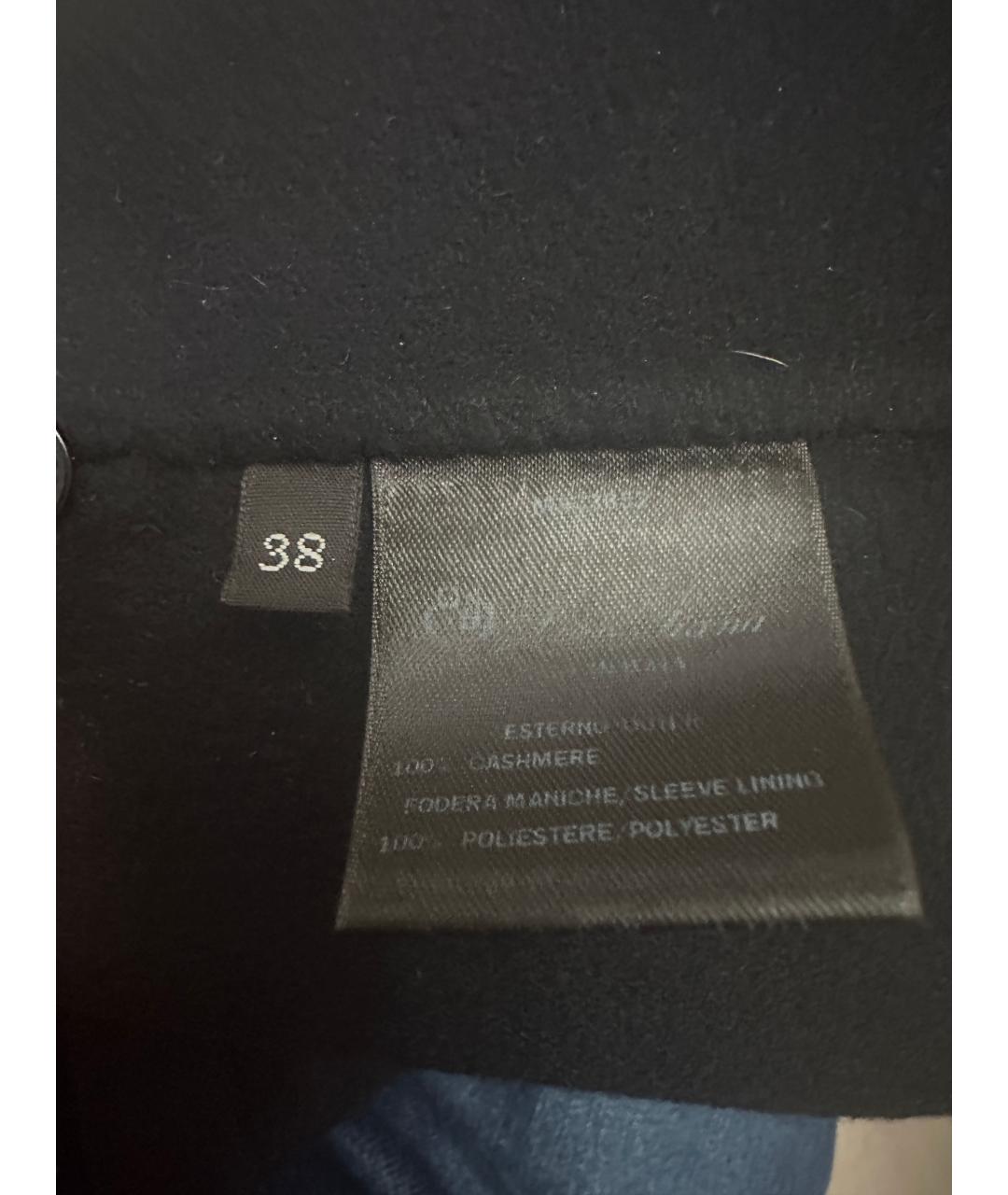 LORO PIANA Черное кашемировое пальто, фото 5