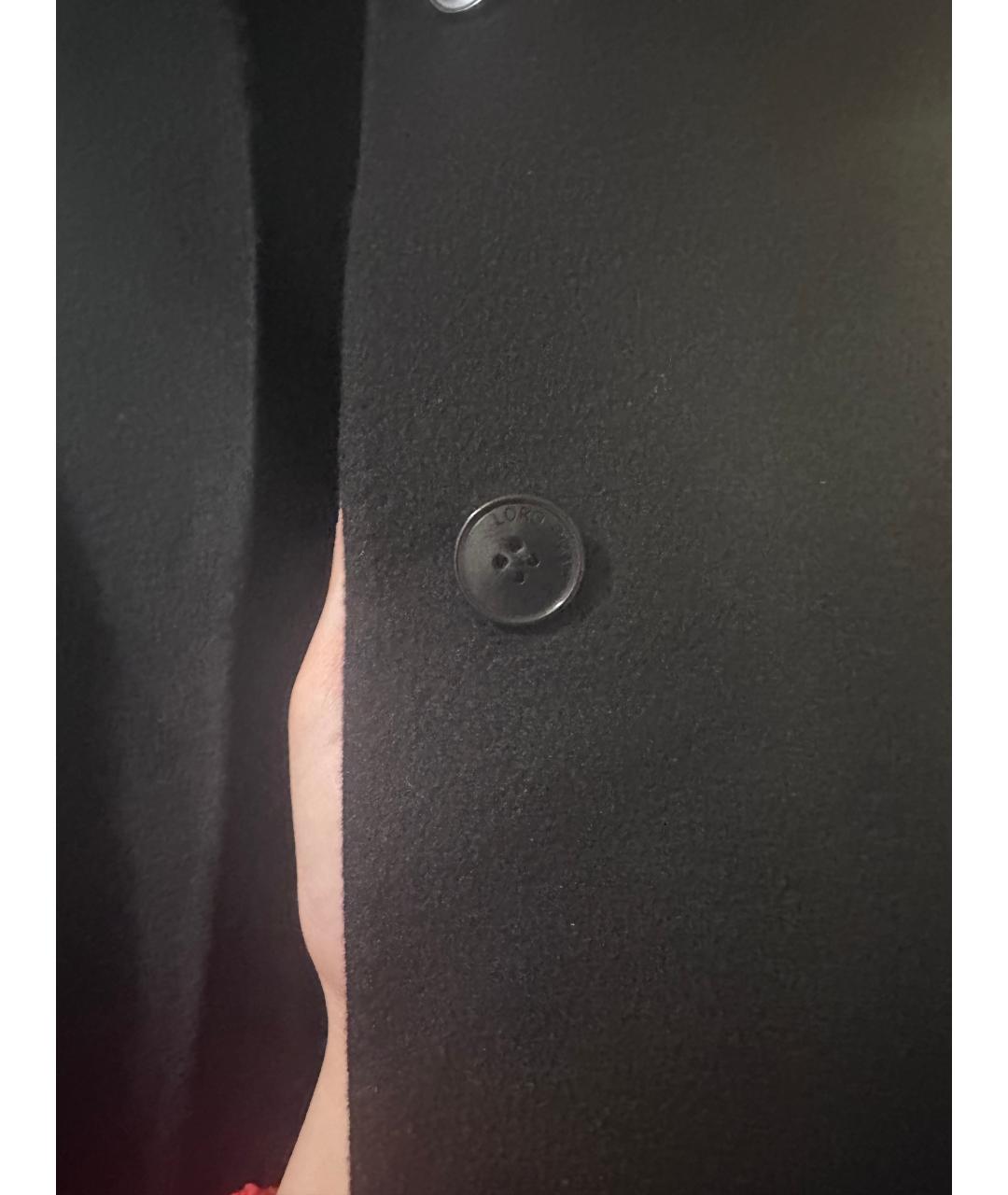 LORO PIANA Черное кашемировое пальто, фото 7