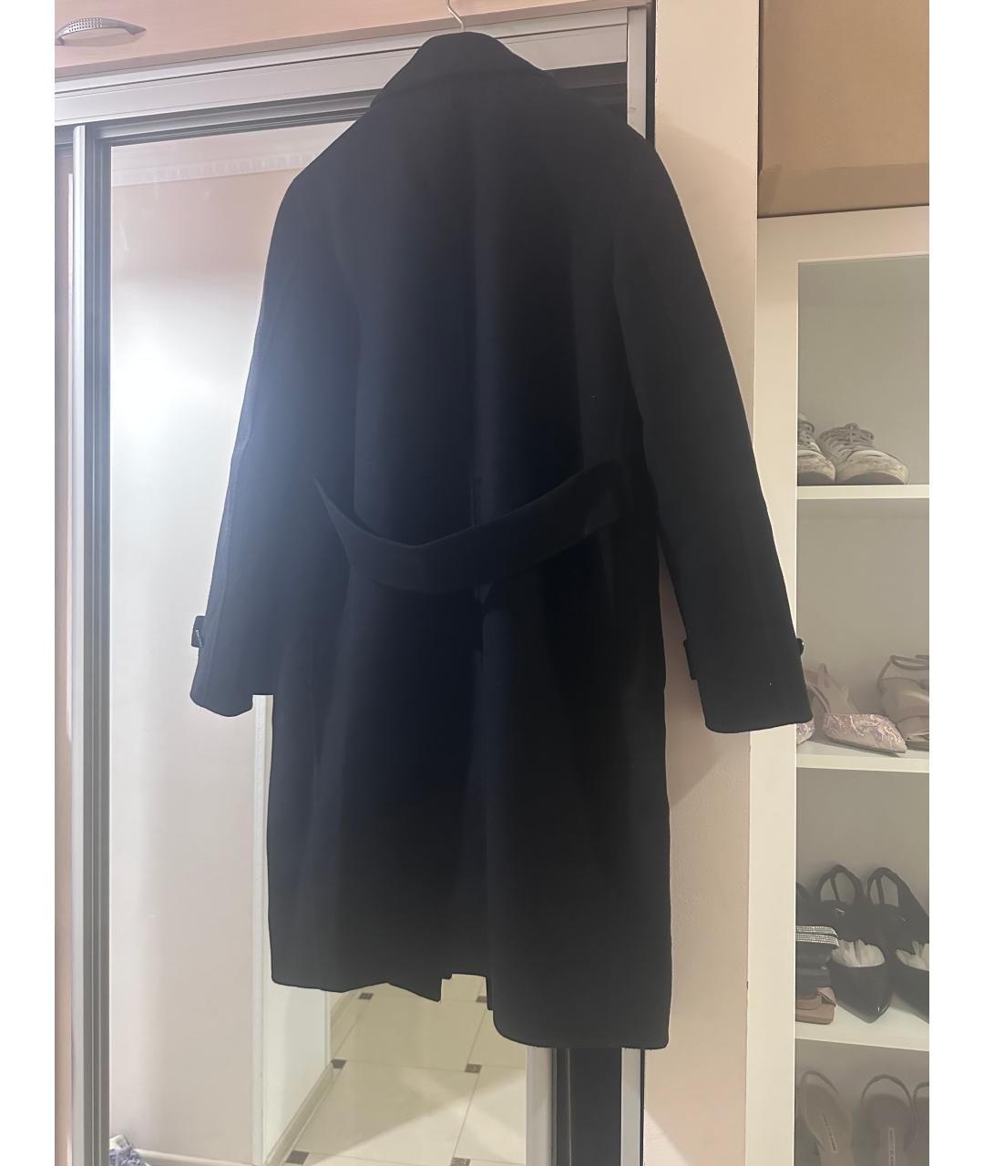 LORO PIANA Черное кашемировое пальто, фото 2