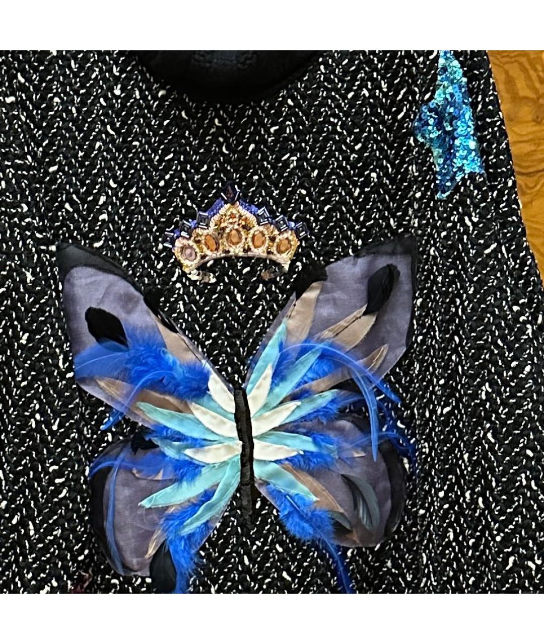 DOLCE&GABBANA Черный шерстяной джемпер / свитер, фото 4