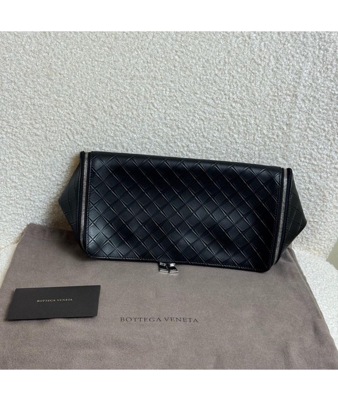 BOTTEGA VENETA Черная косметичка, фото 3
