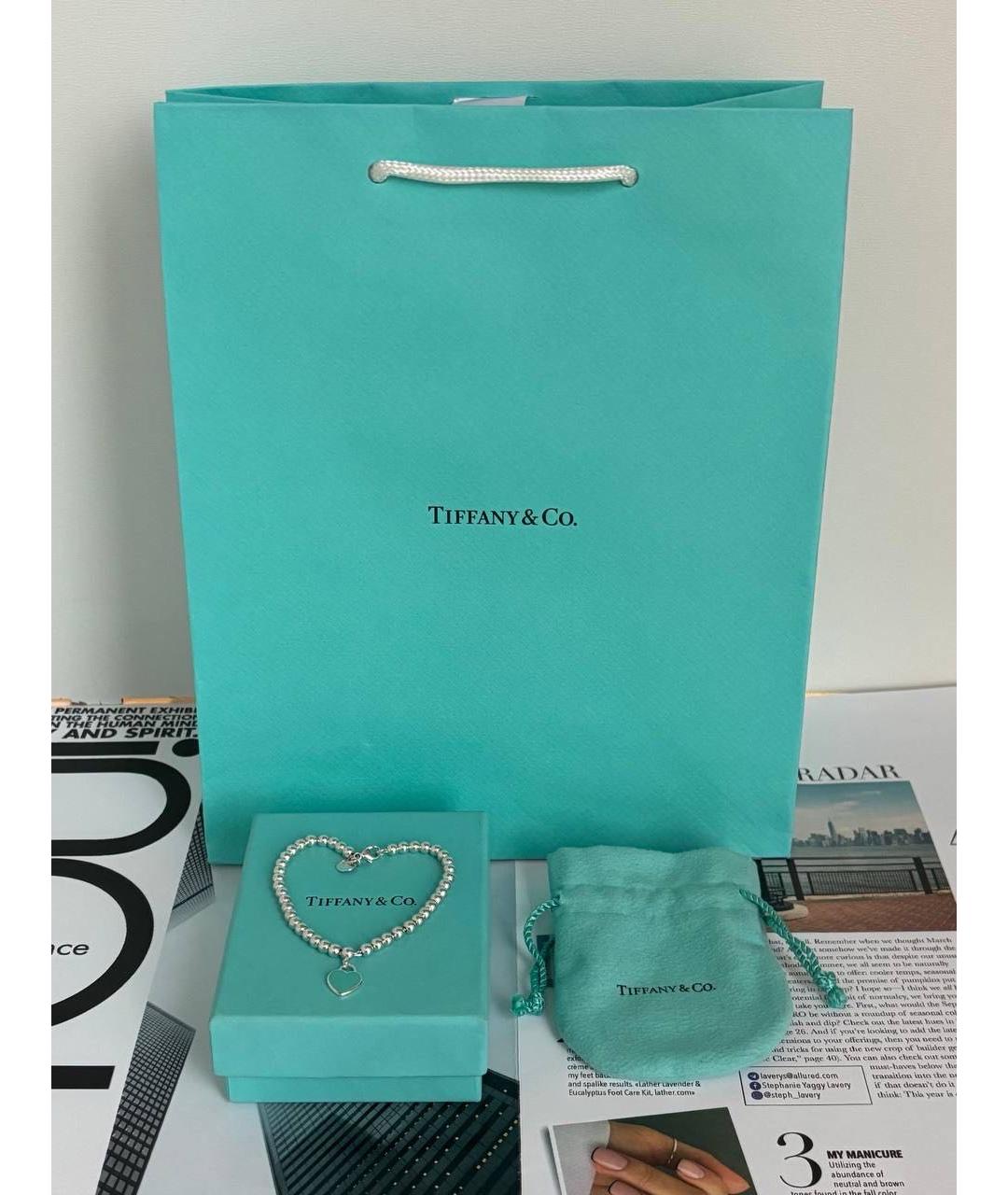 TIFFANY&CO Бирюзовый серебряный браслет, фото 4