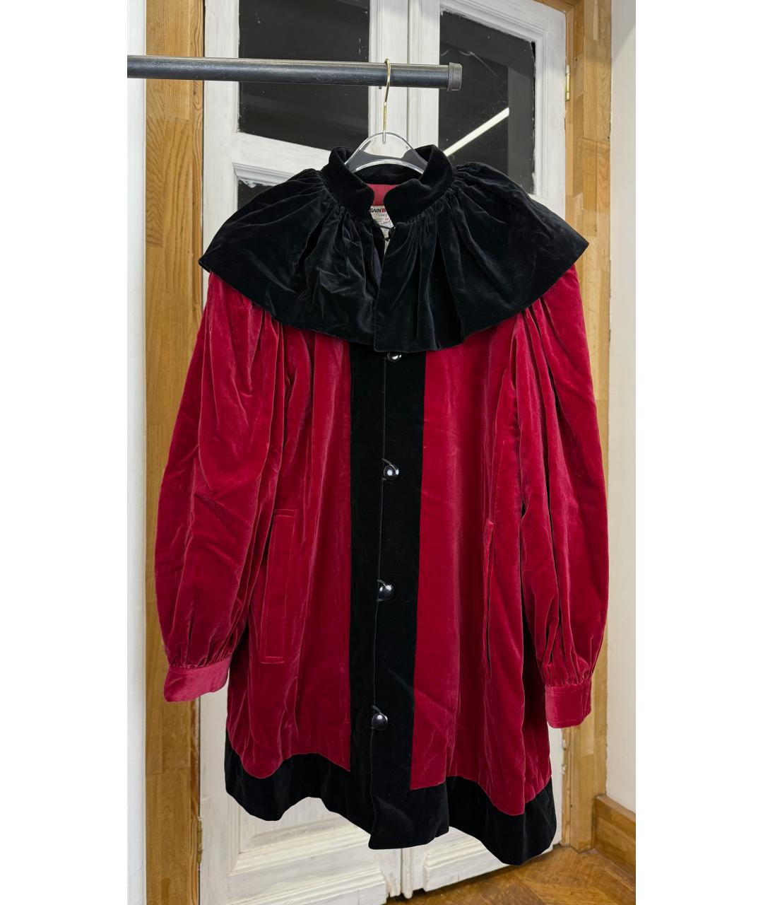 SAINT LAURENT Мульти бархатный жакет/пиджак, фото 7