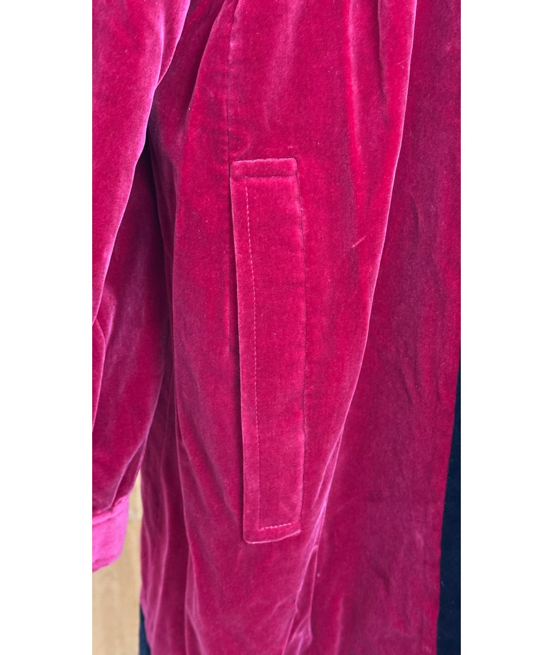 SAINT LAURENT Мульти бархатный жакет/пиджак, фото 4