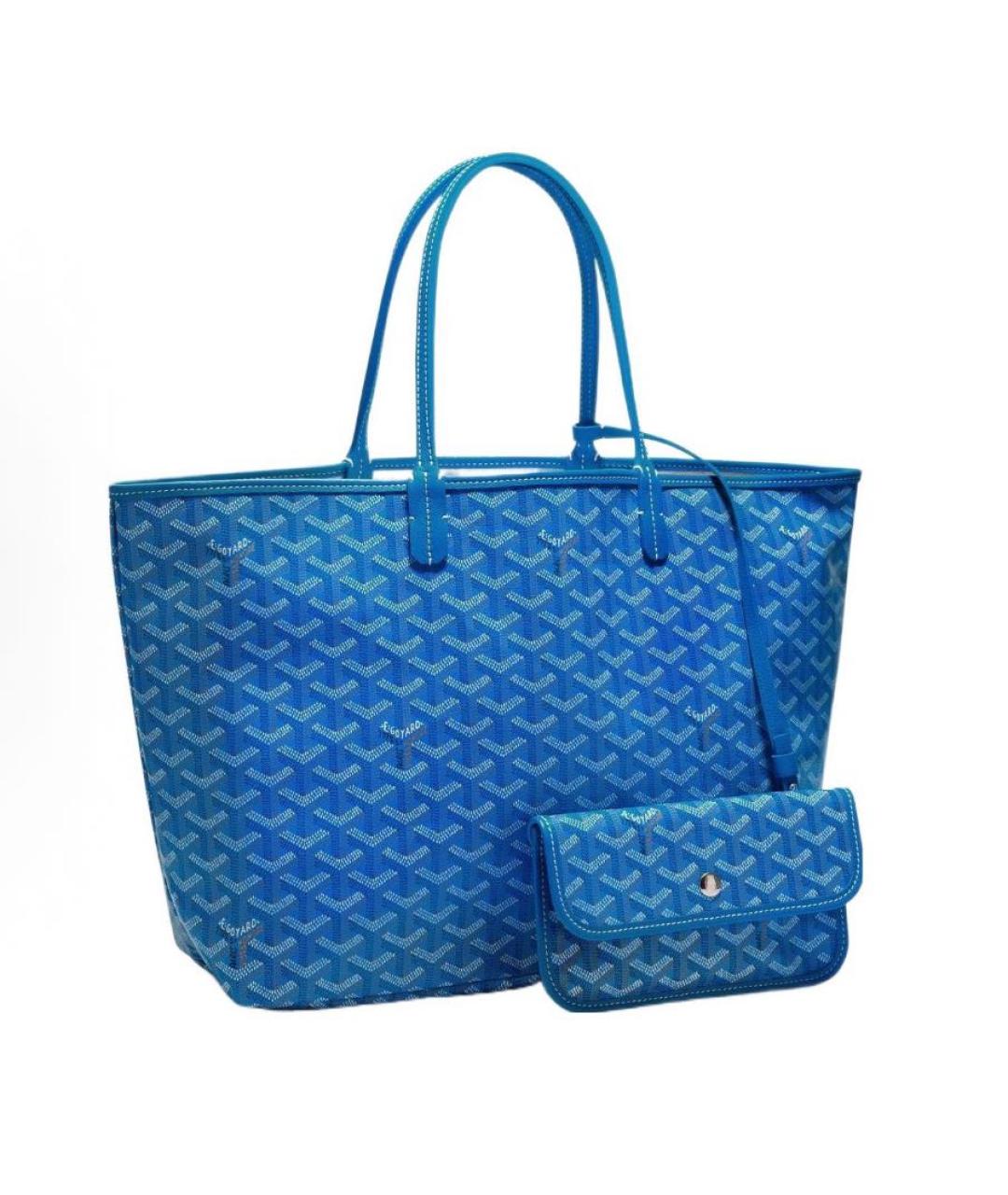GOYARD Синяя сумка тоут, фото 7