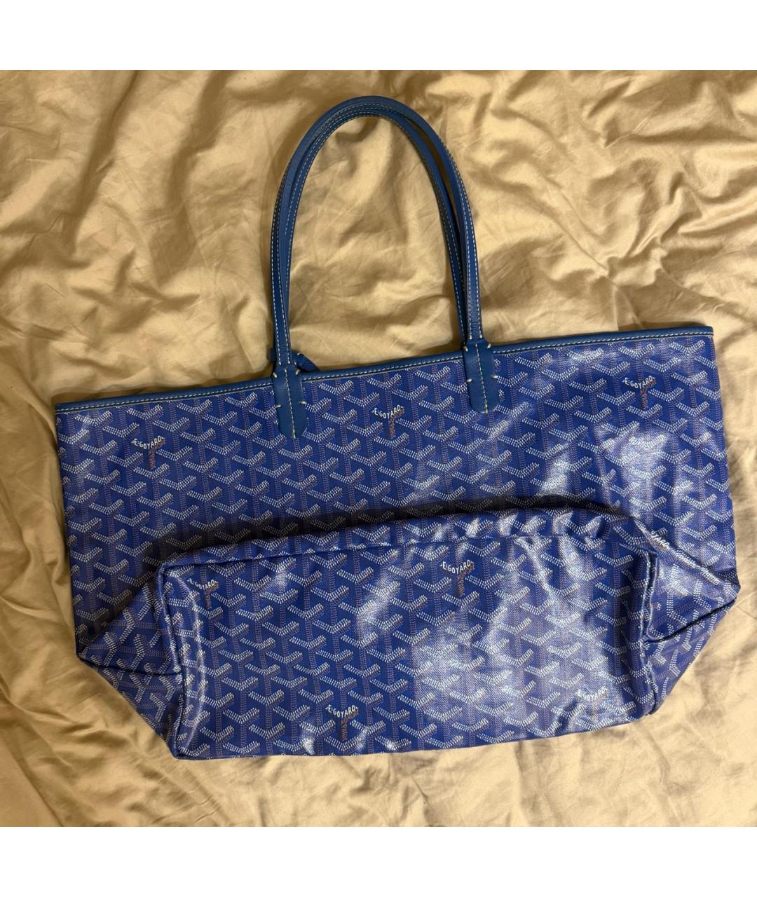 GOYARD Синяя сумка тоут, фото 3