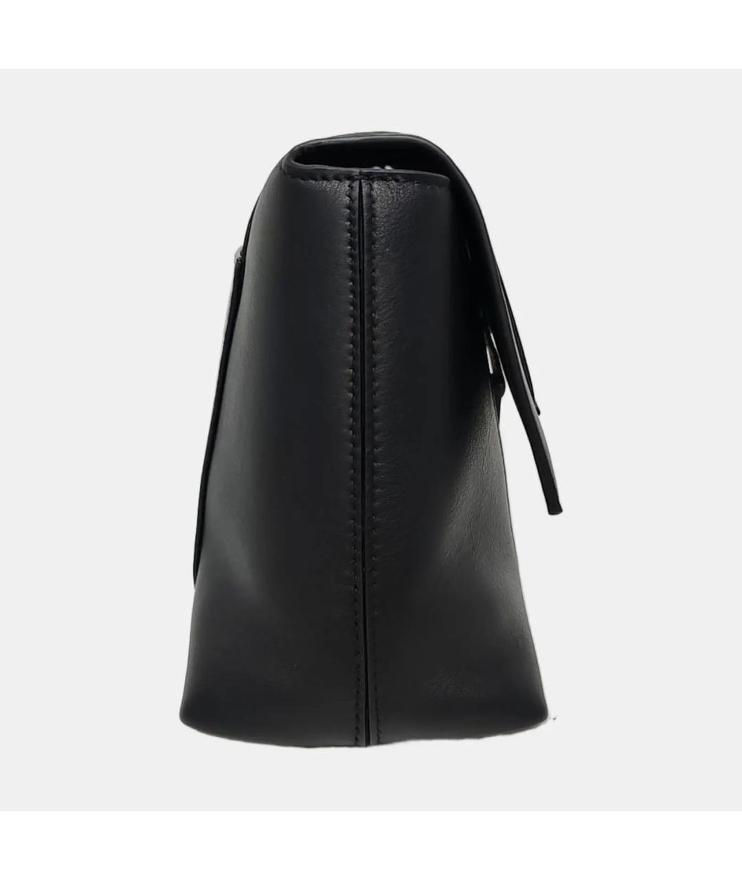 BALENCIAGA Черная кожаная сумка через плечо, фото 3