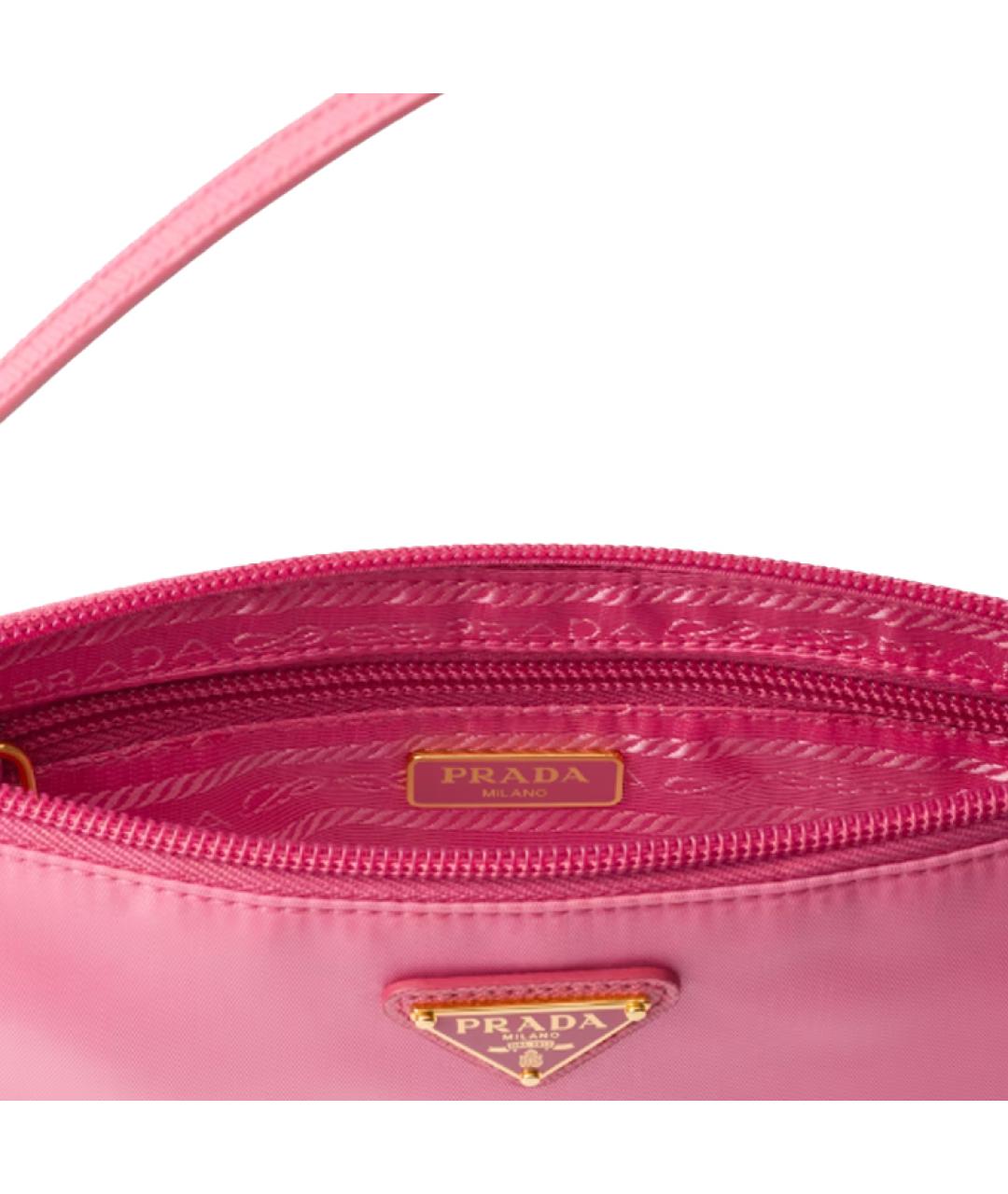 PRADA Розовая сумка через плечо, фото 4