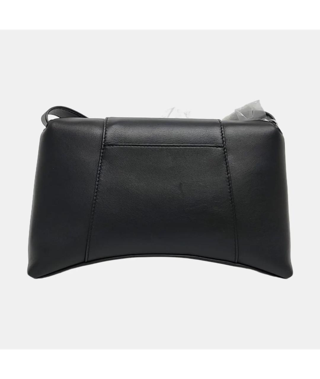 BALENCIAGA Черная кожаная сумка через плечо, фото 4