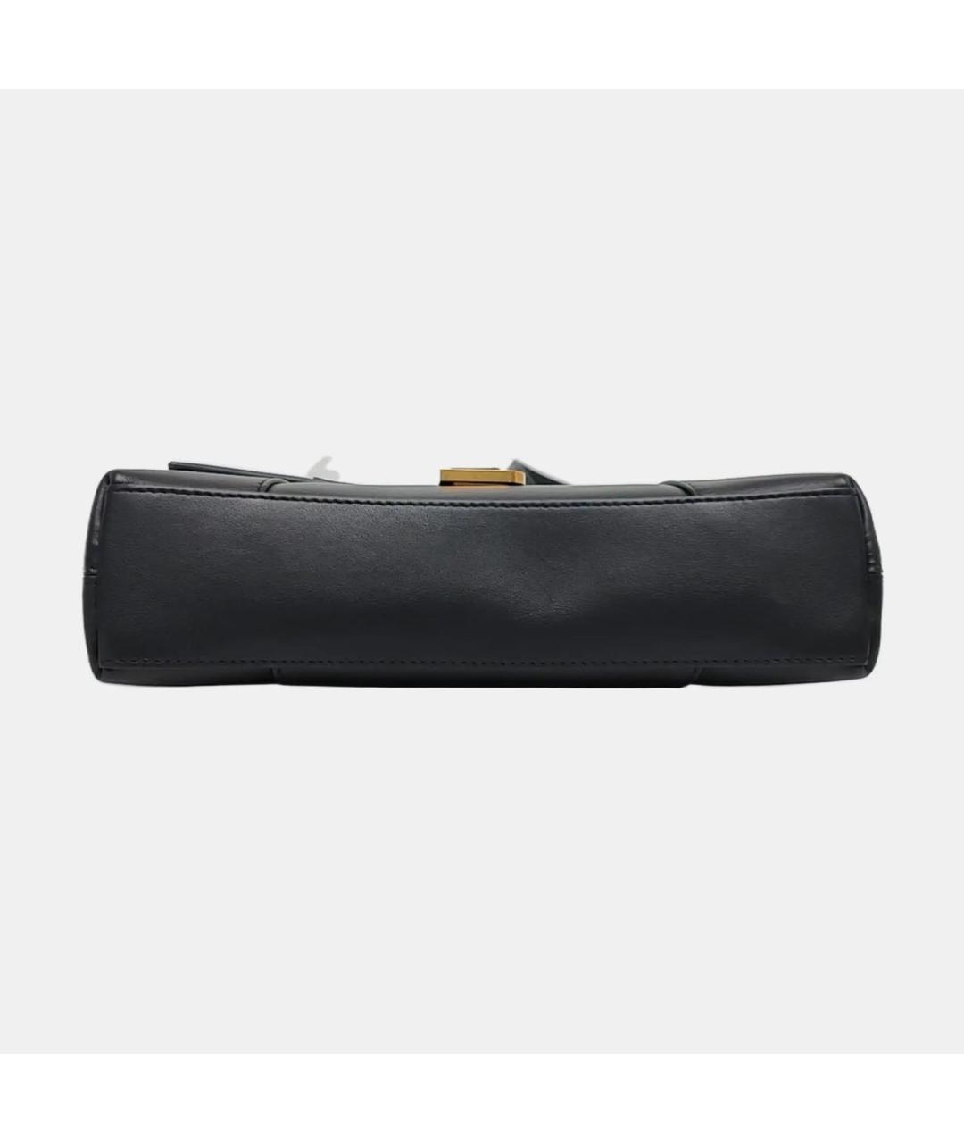 BALENCIAGA Черная кожаная сумка через плечо, фото 5