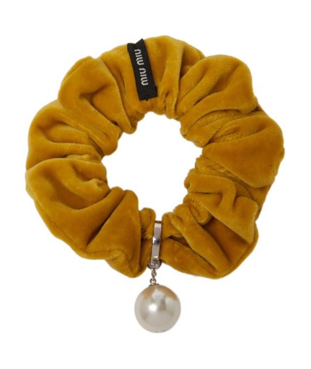 MIU MIU Коричневая резинка, фото 2