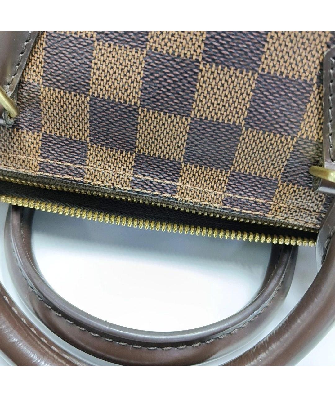 LOUIS VUITTON Коричневая сумка с короткими ручками, фото 8