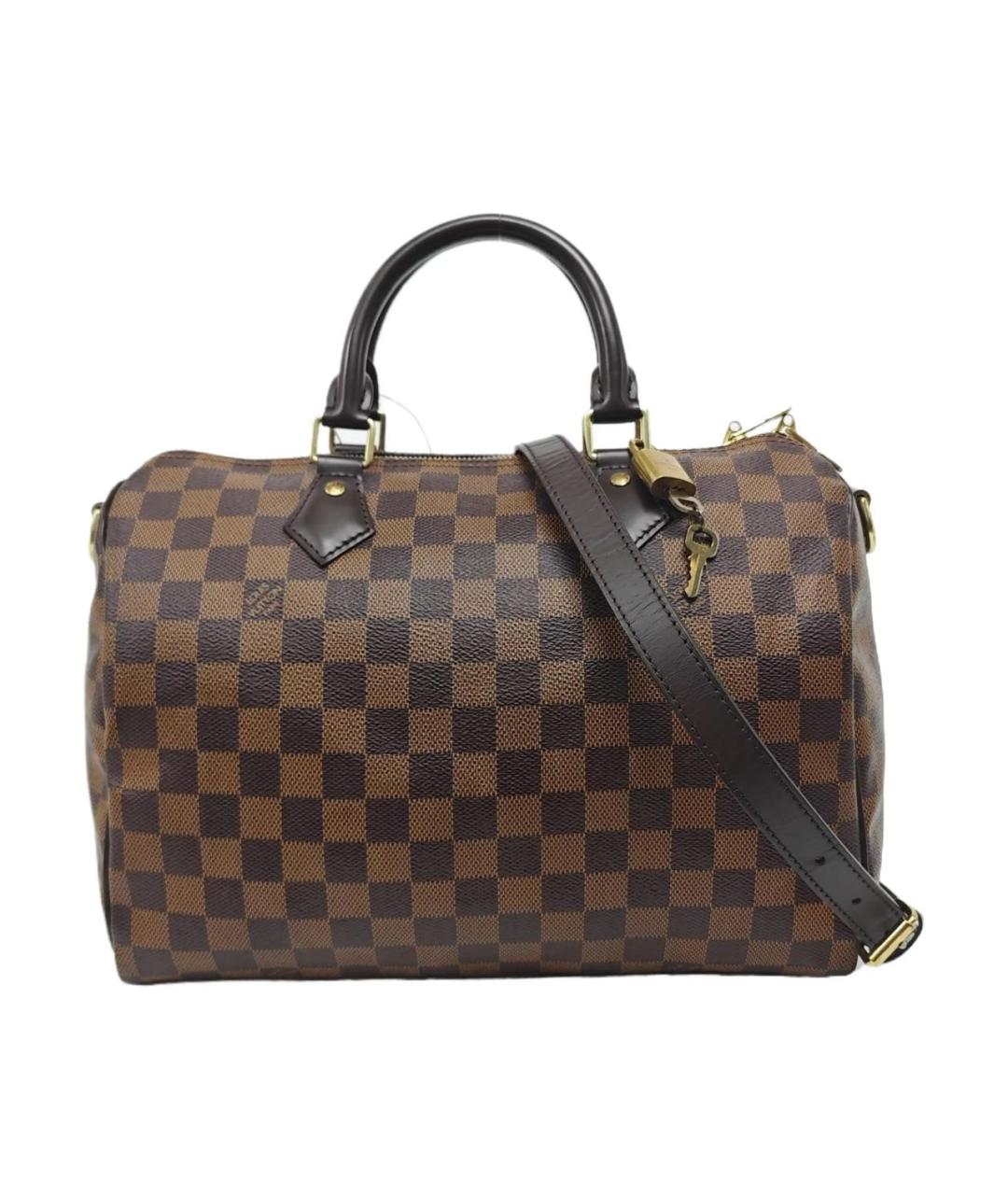 LOUIS VUITTON Коричневая сумка с короткими ручками, фото 1