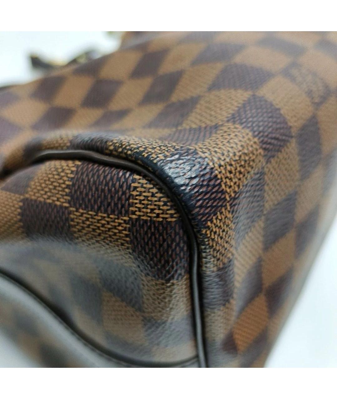 LOUIS VUITTON Коричневая сумка с короткими ручками, фото 7