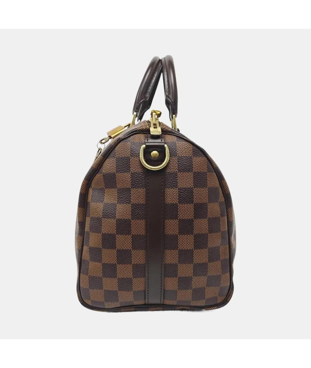 LOUIS VUITTON Коричневая сумка с короткими ручками, фото 2