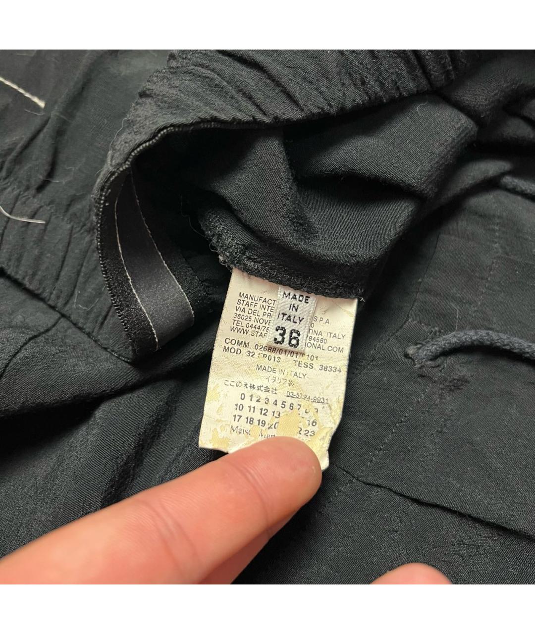 MM6 MAISON MARGIELA Черный комбинезон, фото 5