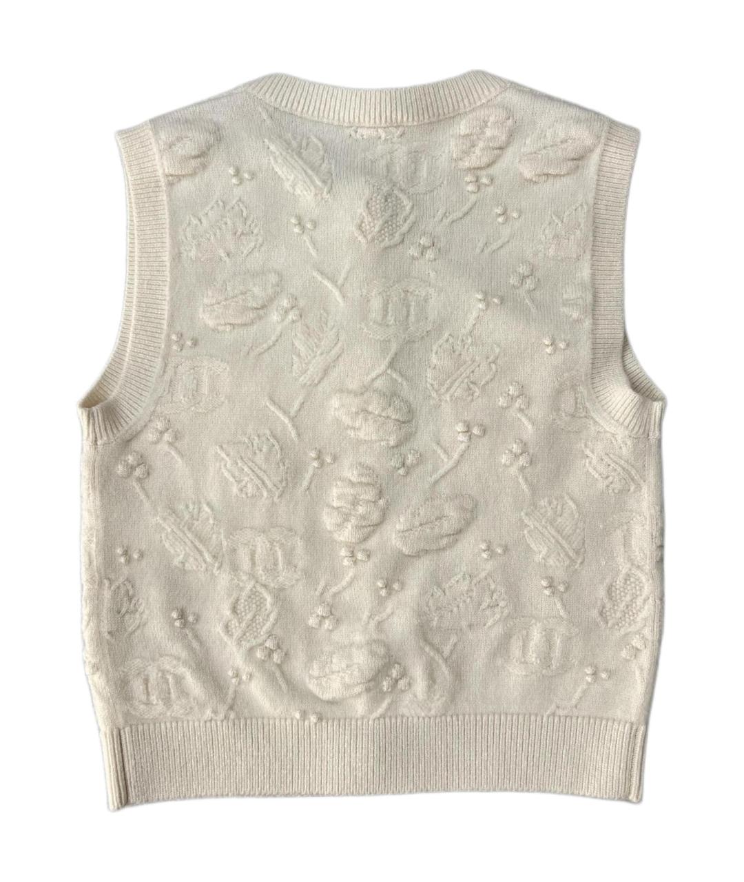 CHANEL Белая жилетка, фото 2