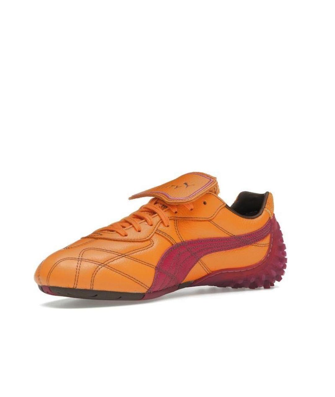 FENTY X PUMA Оранжевое кожаные кроссовки, фото 3