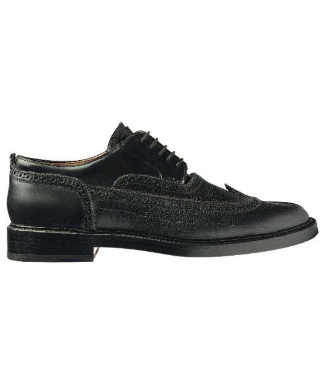 MAISON MARGIELA Черные кожаные туфли, фото 1