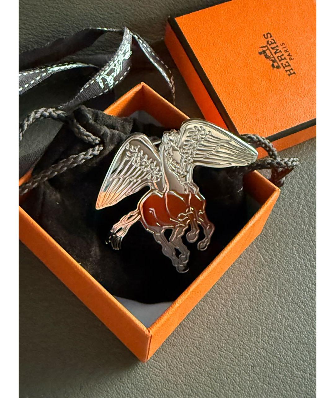 HERMES Бежевый брелок, фото 2