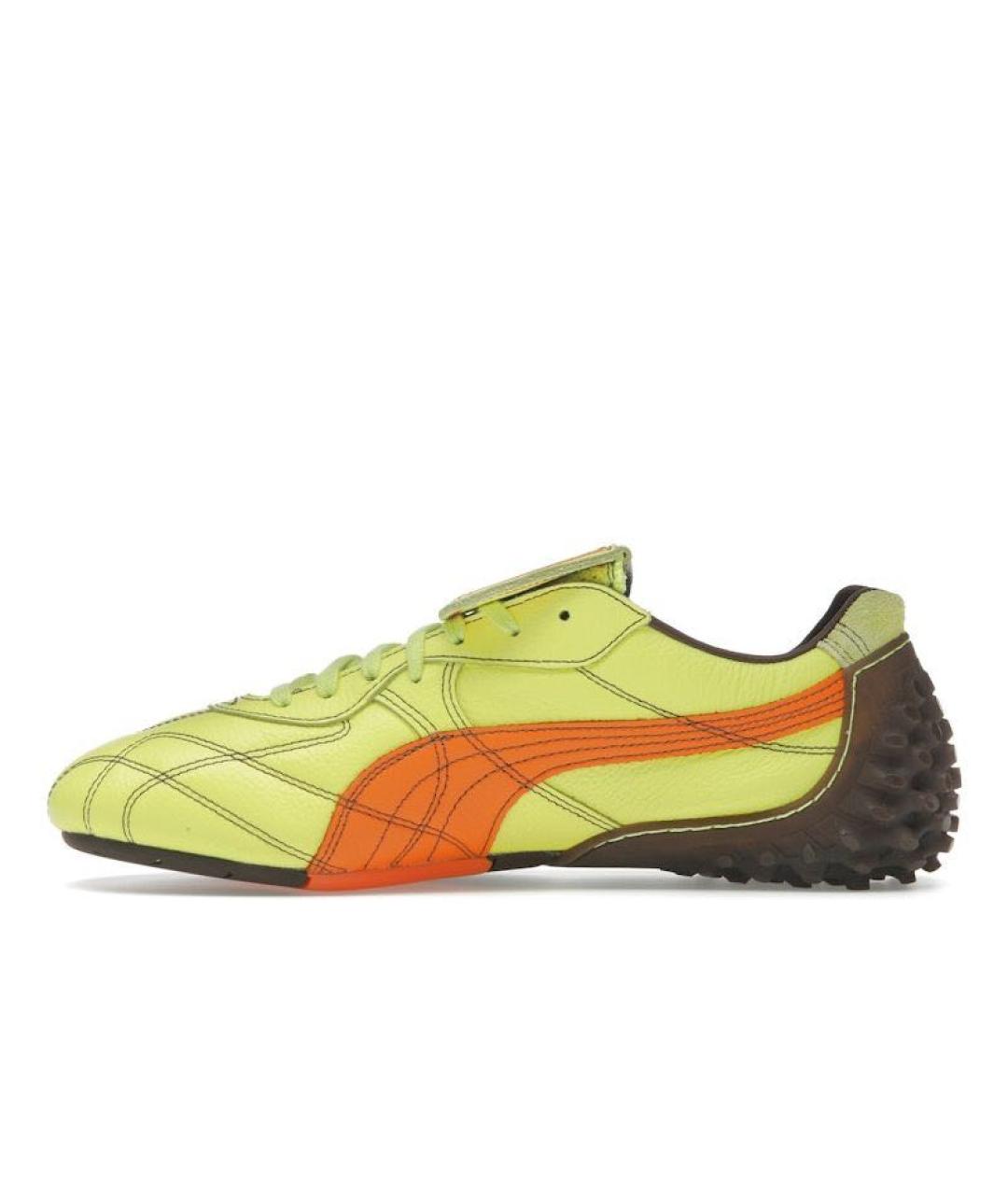 FENTY X PUMA Салатовые кожаные кроссовки, фото 5