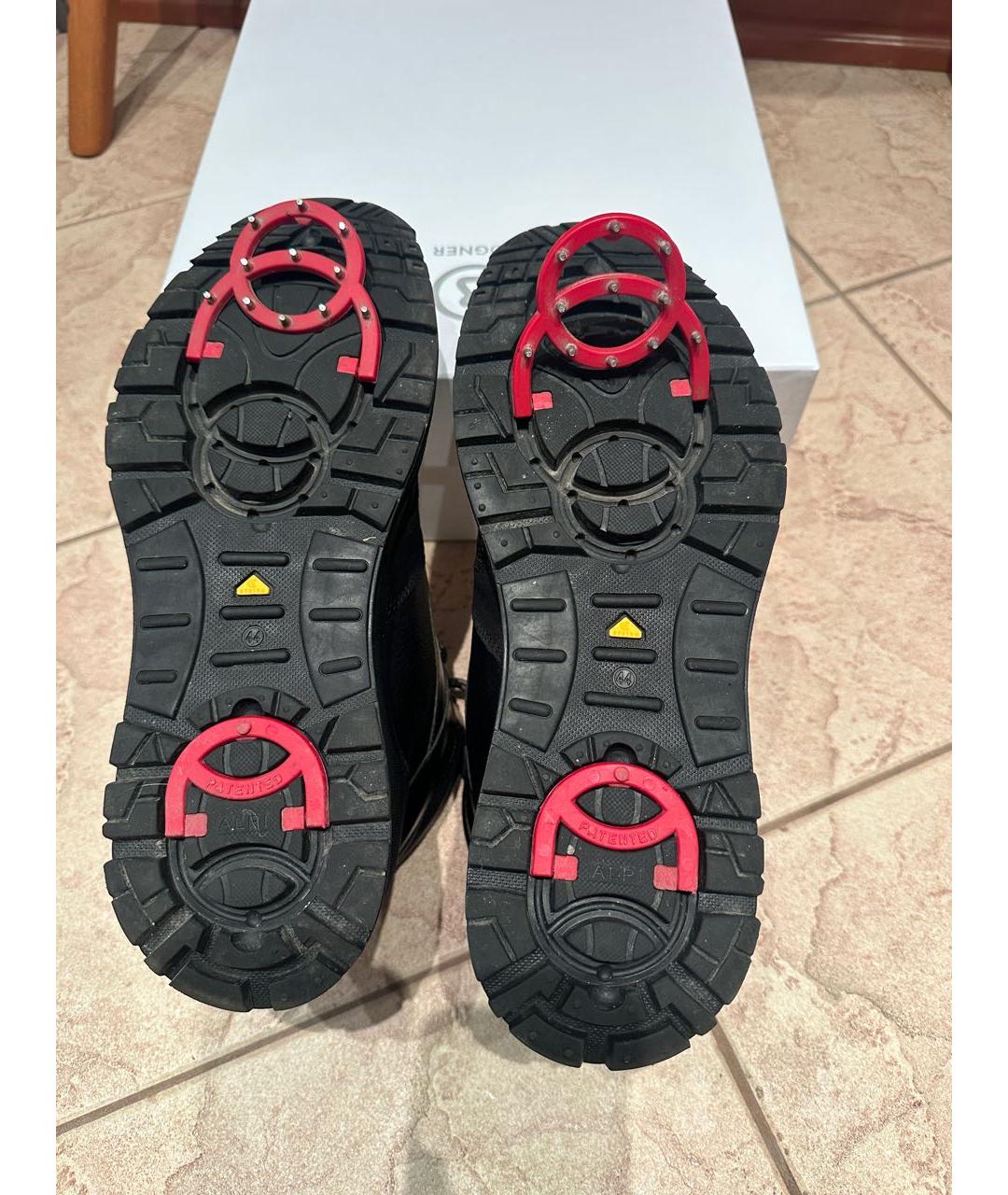 BOGNER Черные кожаные высокие ботинки, фото 5