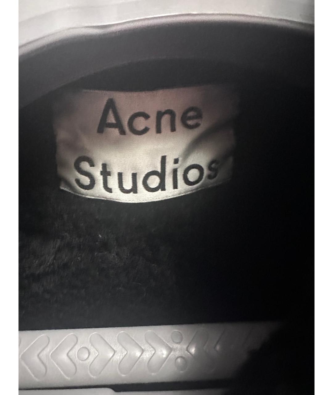 ACNE STUDIOS Черная кожаная дубленка, фото 2