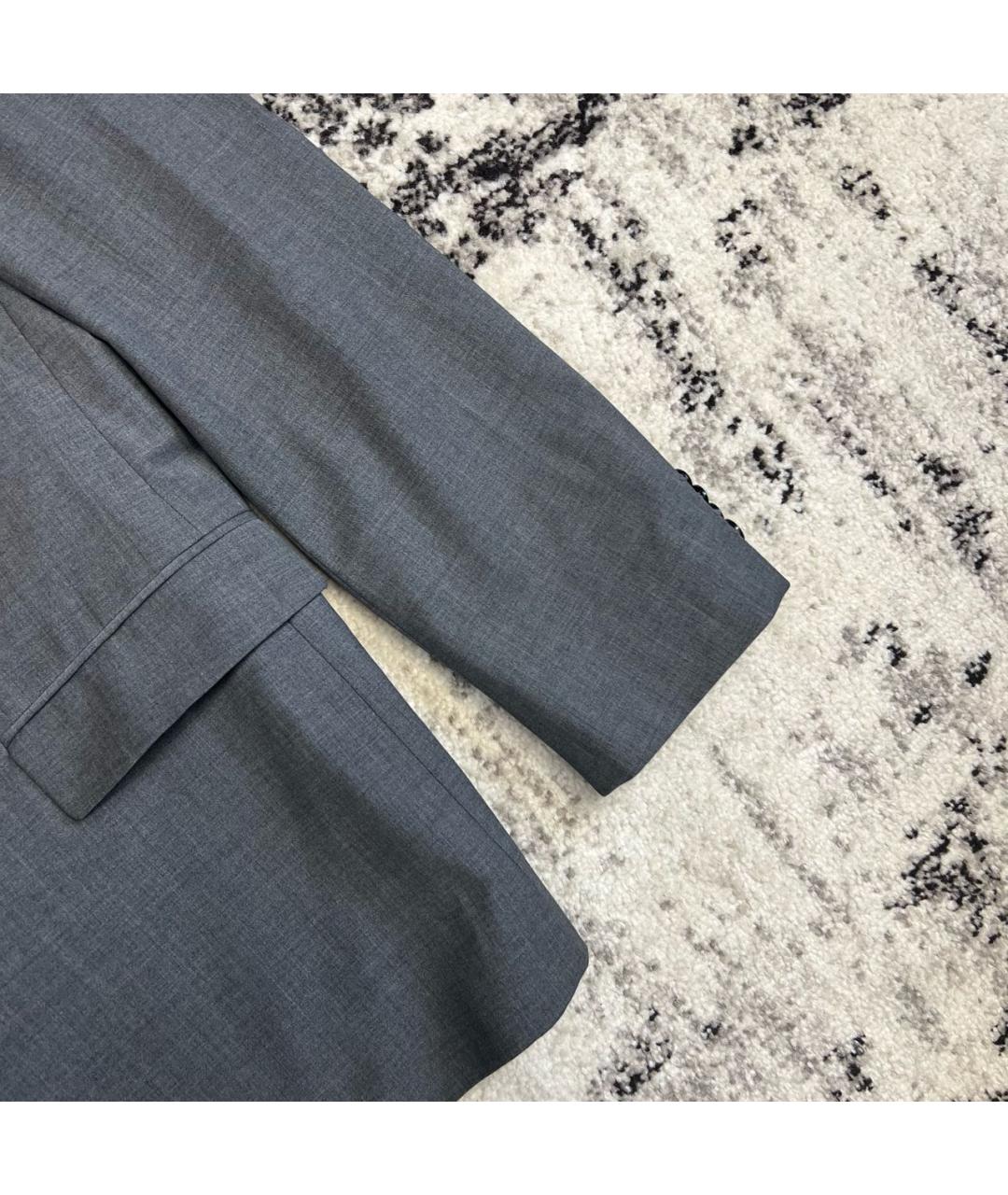 HUGO Антрацитовый шерстяной пиджак, фото 3