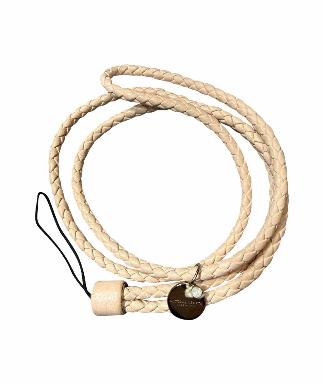 BOTTEGA VENETA Розовый брелок, фото 1