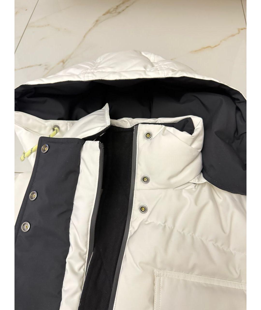 12 STOREEZ Белый полиэстеровый пуховик, фото 5