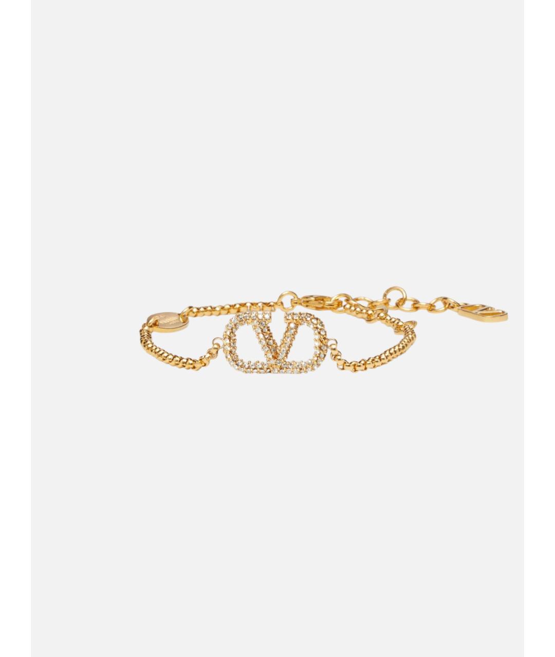 VALENTINO Золотой латунный браслет, фото 4