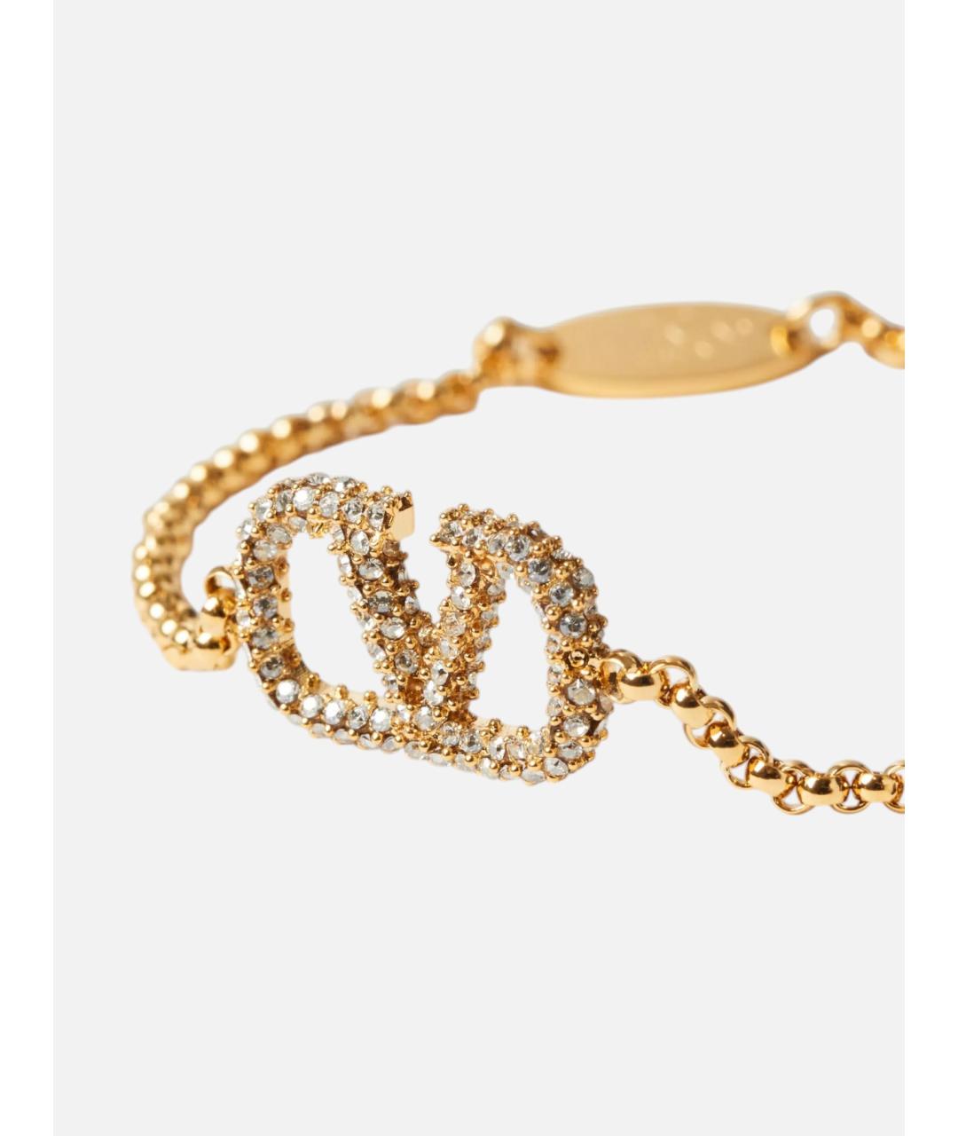 VALENTINO Золотой латунный браслет, фото 2