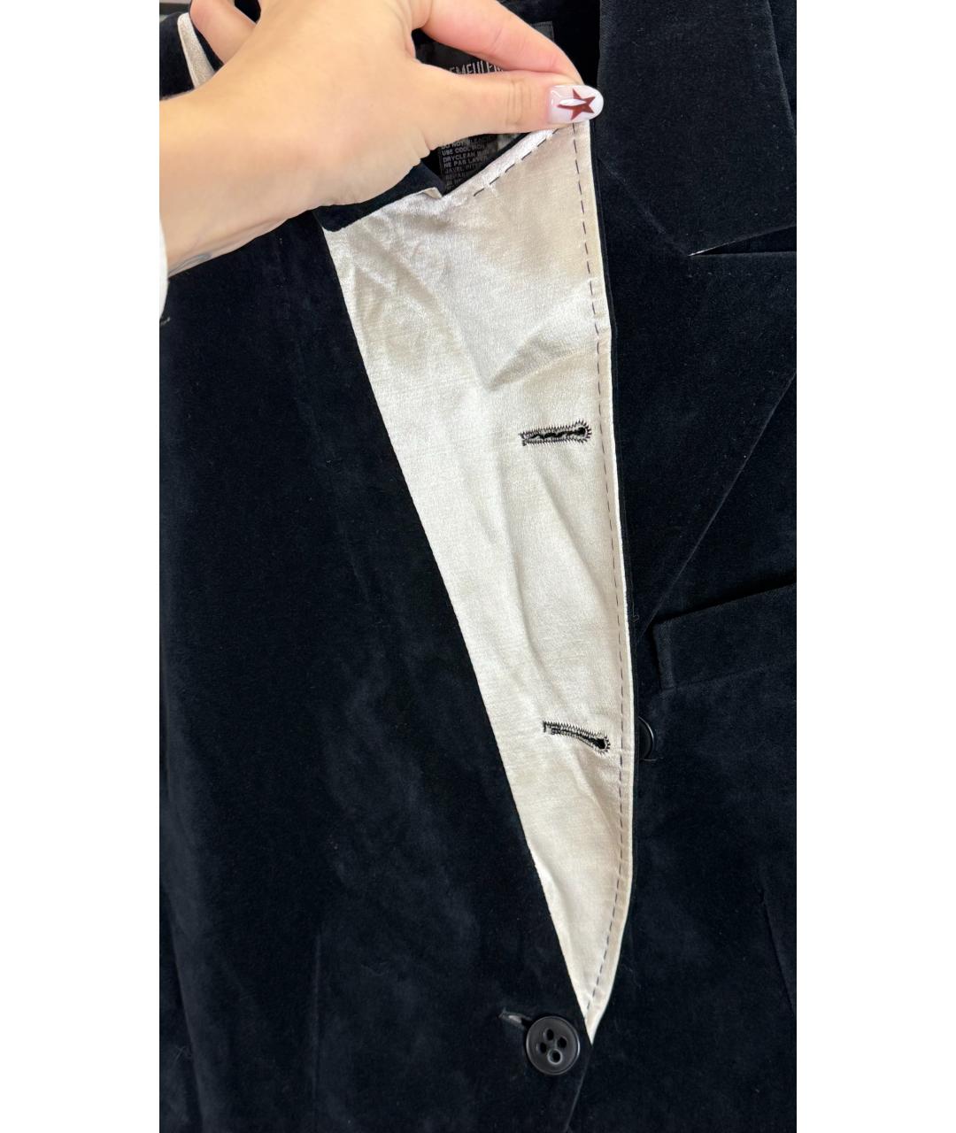 ANN DEMEULEMEESTER Черный хлопковый жакет/пиджак, фото 4