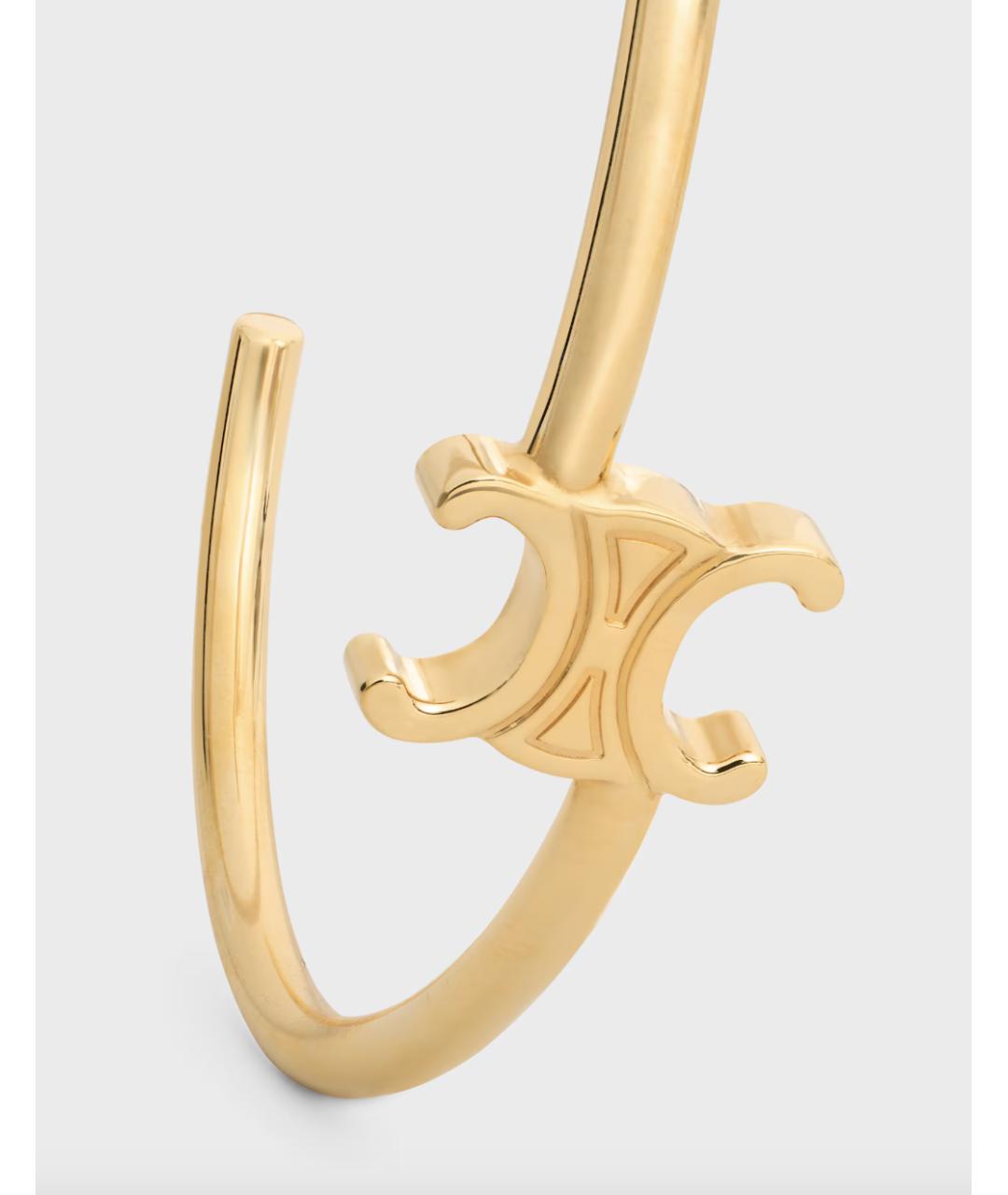 CELINE Золотой латунный браслет, фото 4