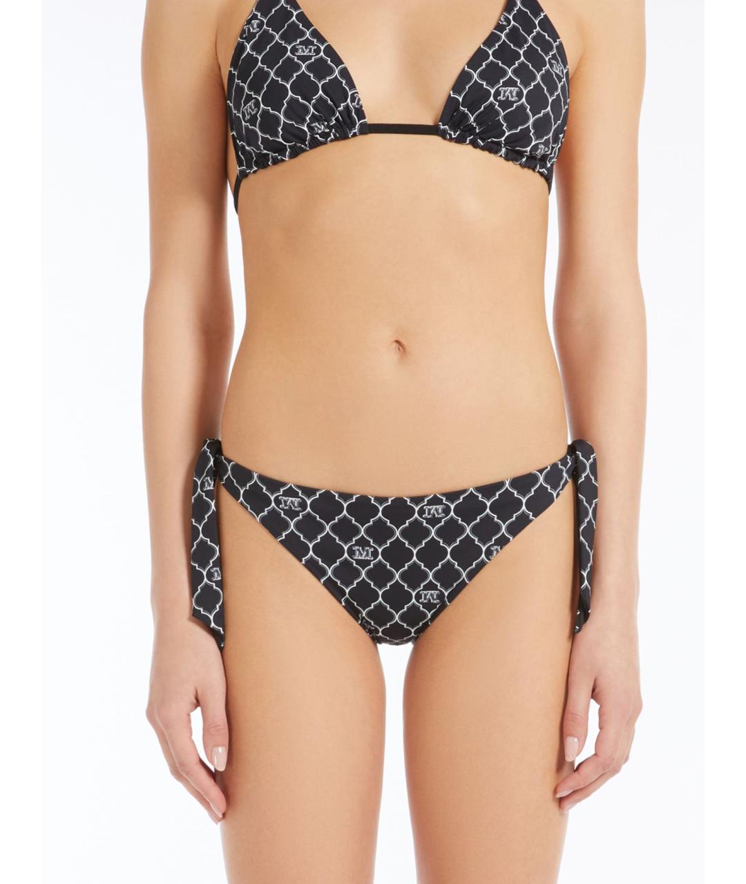 MAX MARA STUDIO Черный полиамидовый купальник, фото 5