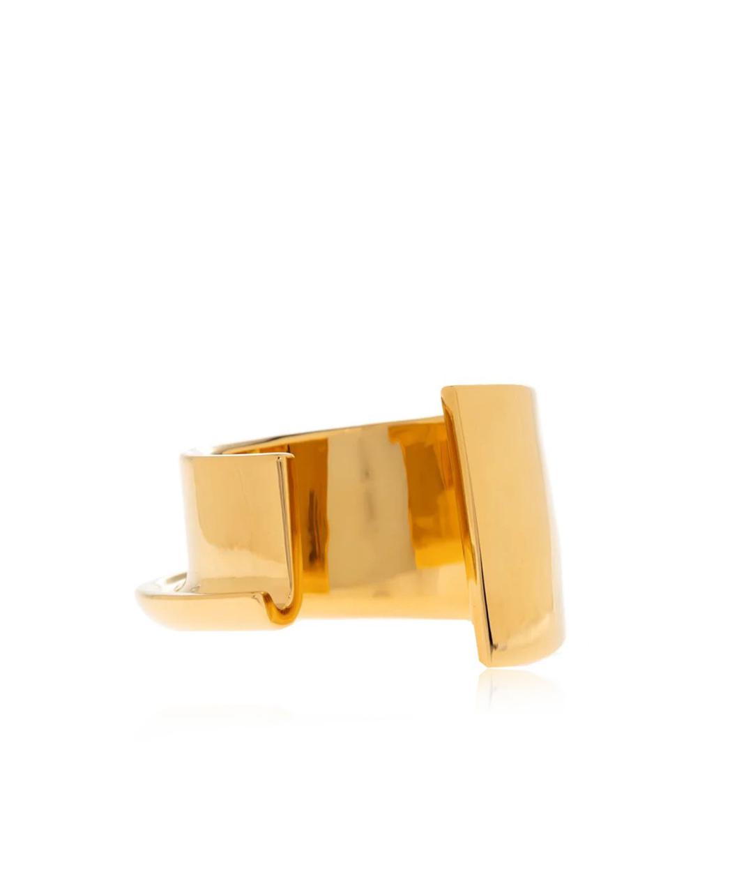 JACQUEMUS Золотой металлический браслет, фото 2