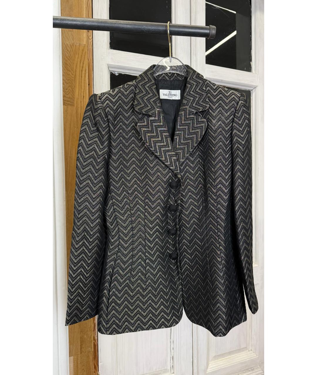 VALENTINO Серый хлопковый жакет/пиджак, фото 7