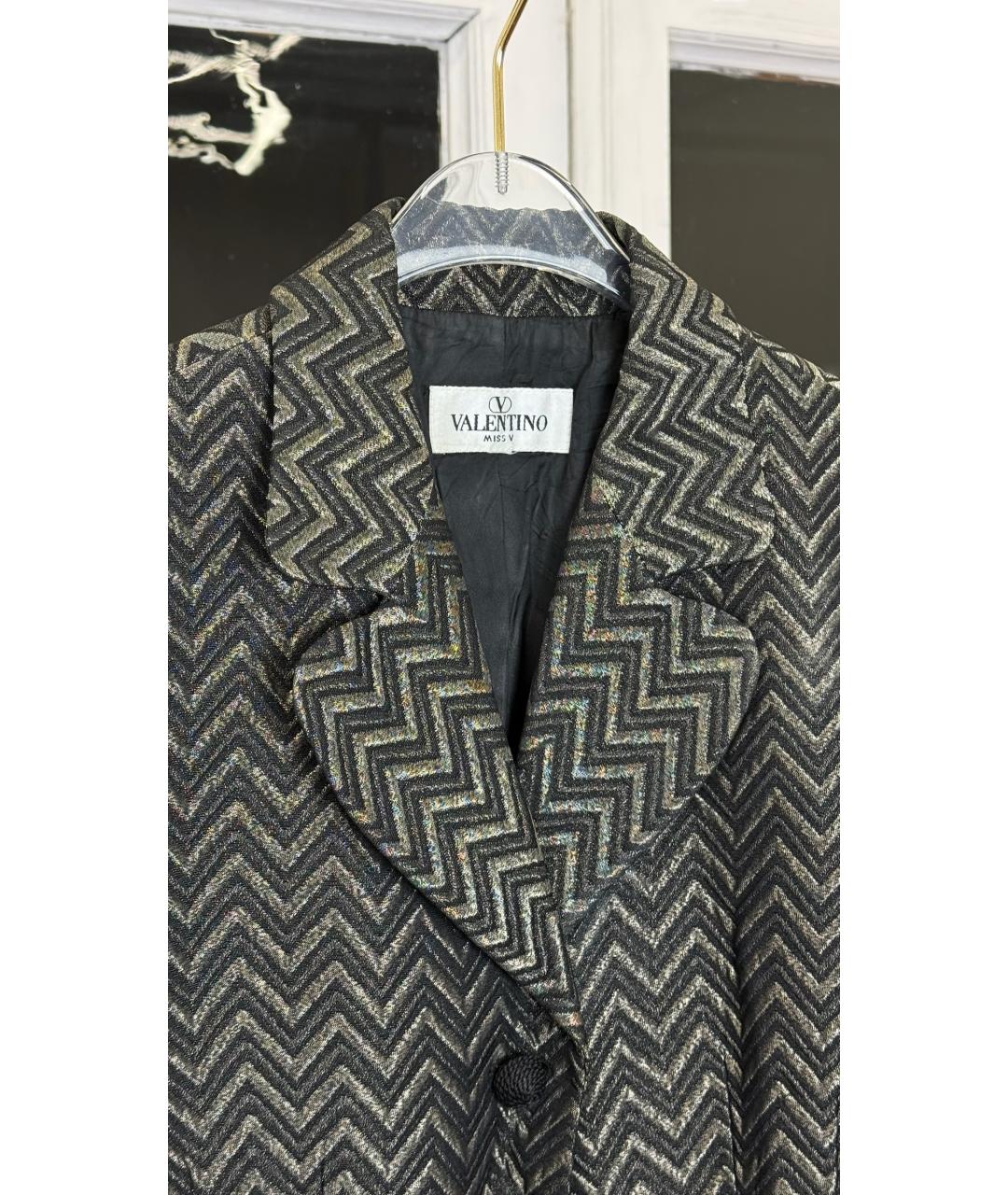 VALENTINO Серый хлопковый жакет/пиджак, фото 3