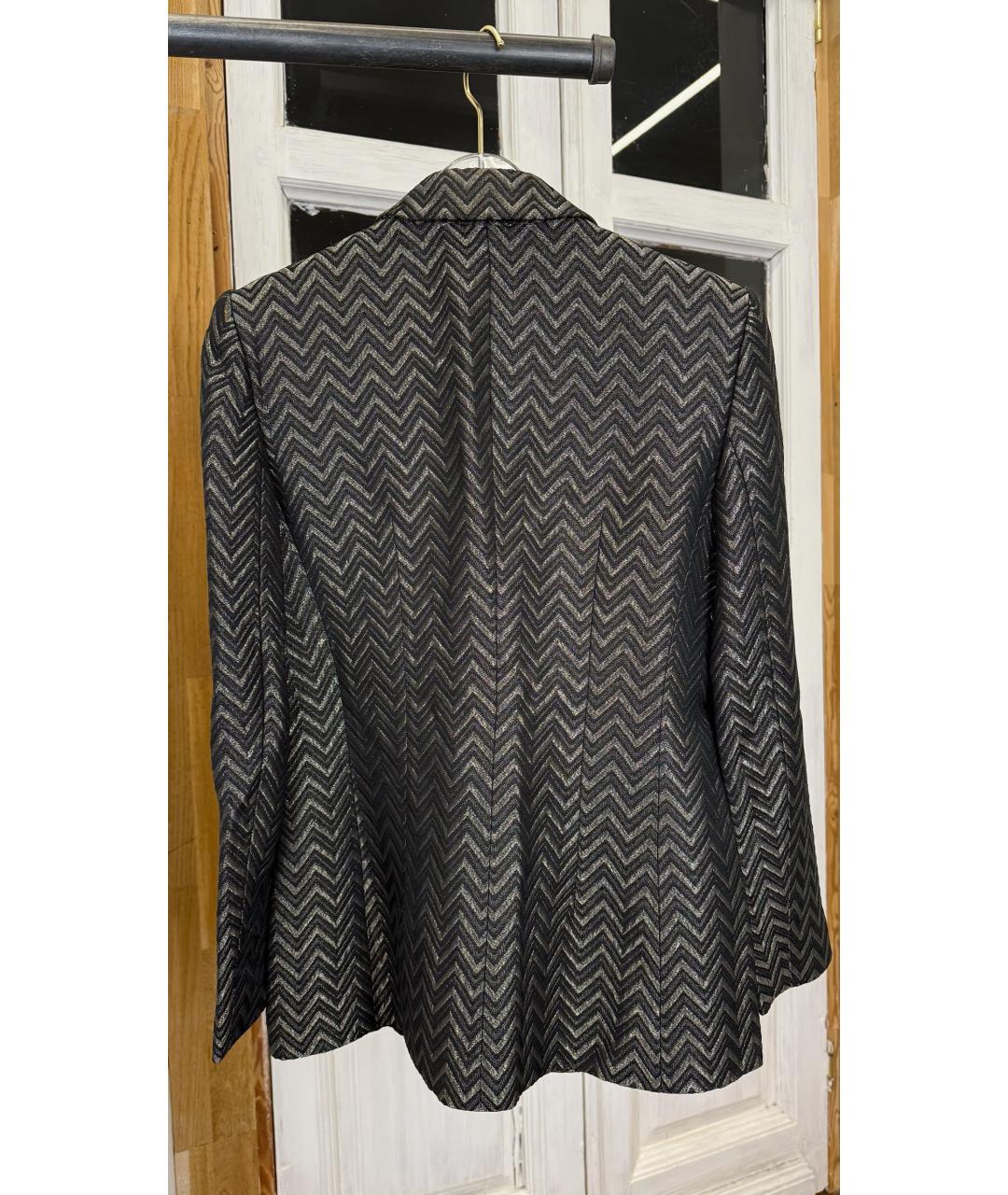 VALENTINO Серый хлопковый жакет/пиджак, фото 2