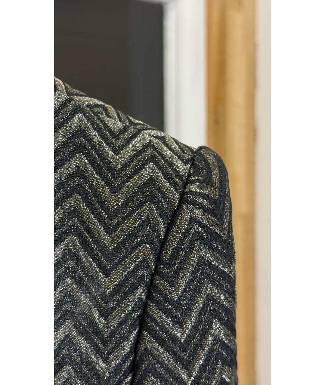 VALENTINO Серый хлопковый жакет/пиджак, фото 4